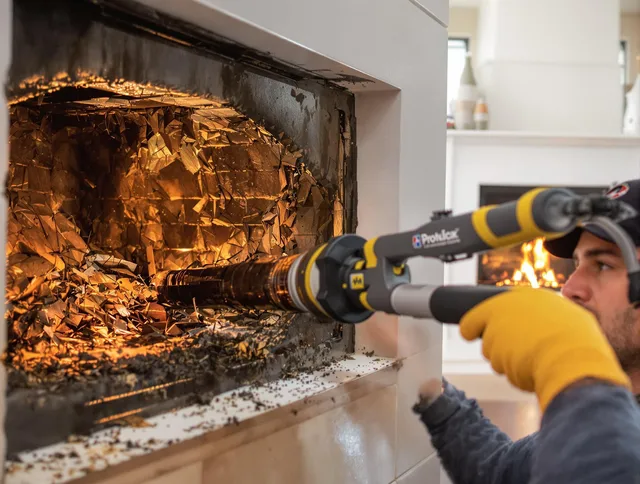 Professional chimney cleaning by Brook Park Chimney Sweep in Brook Park, OH