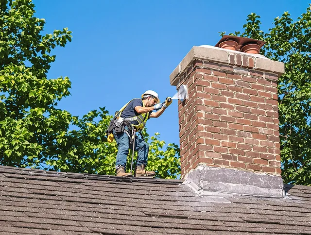 Brook Park Chimney Sweep performing an inspection with advanced tools in Brook Park, OH