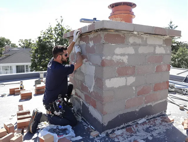Advanced chimney repair process by Brook Park Chimney Sweep in Brook Park, OH