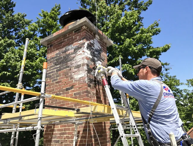 Structural chimney repair by Brook Park Chimney Sweep in Brook Park, OH