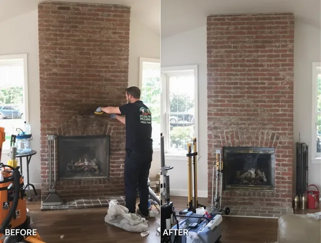 Finished chimney sweeping service by Brook Park Chimney Sweep in Brook Park, OH