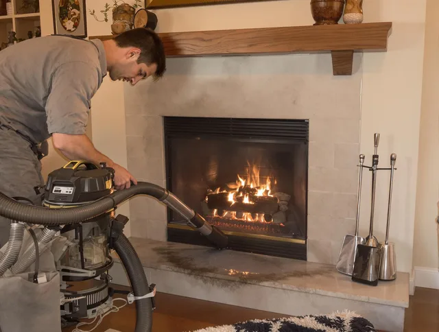 Routine fireplace upkeep by Brook Park Chimney Sweep in Brook Park, OH