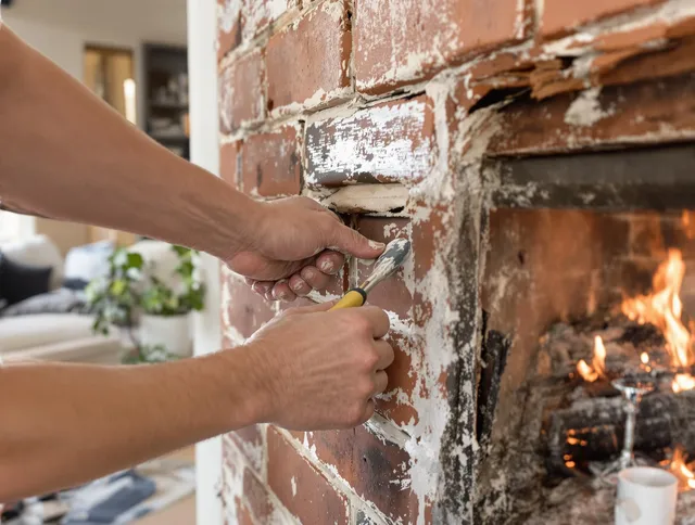 Routine fireplace repair by Brook Park Chimney Sweep in Brook Park, OH